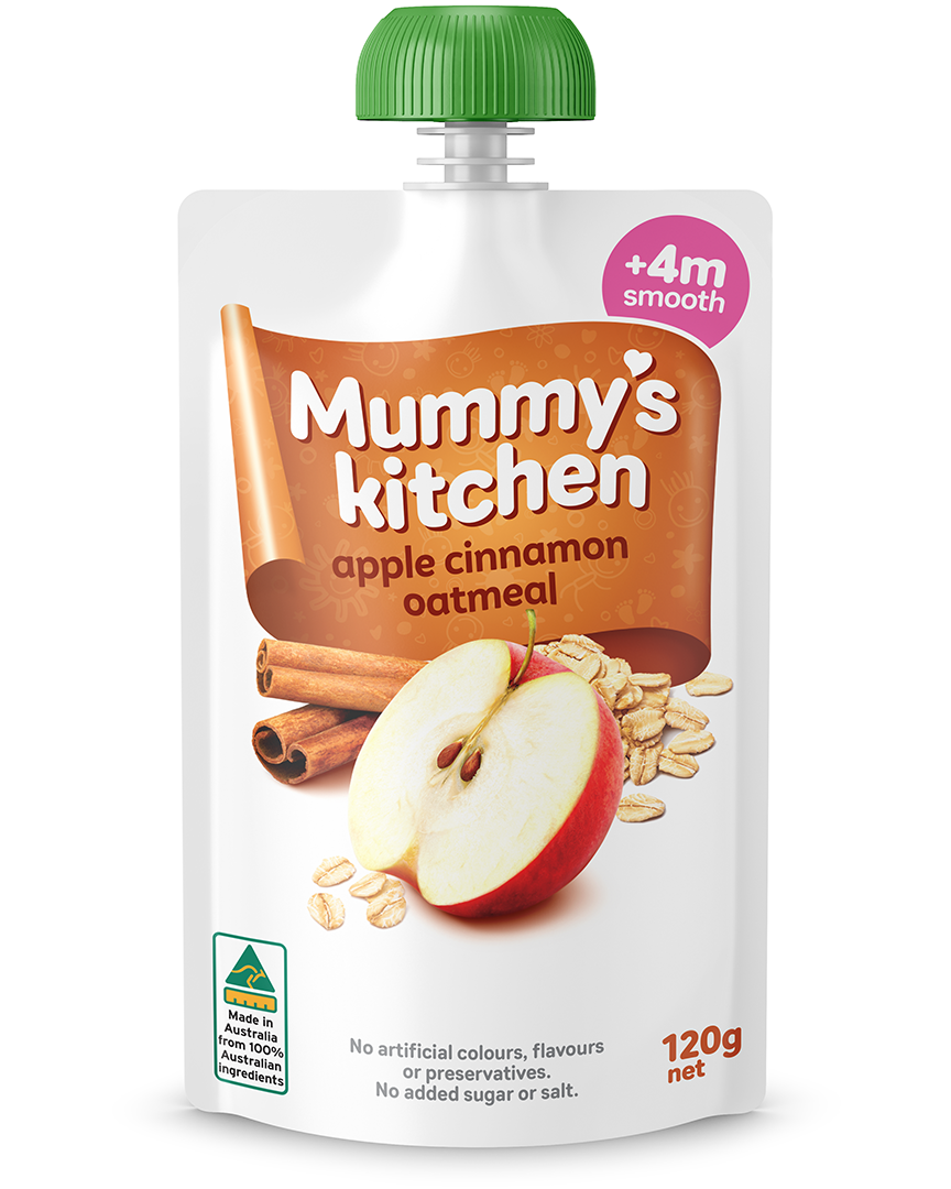 Mummy's Kitchen Apple Cinnamon Oatmeal