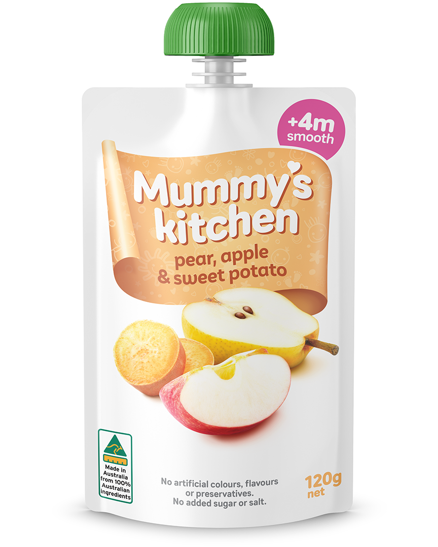 Mummy's Kitchen Pear Apple and Sweet Potato