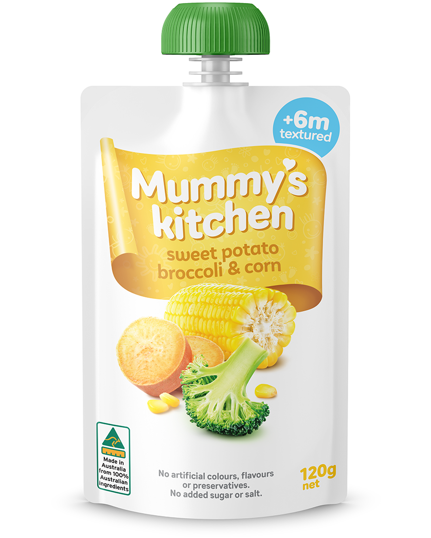 Mummy's Kitchen Sweet Potato Broccoli and Corn